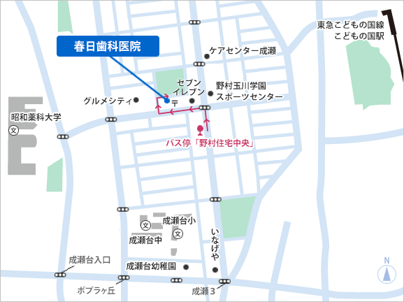 医院までの地図